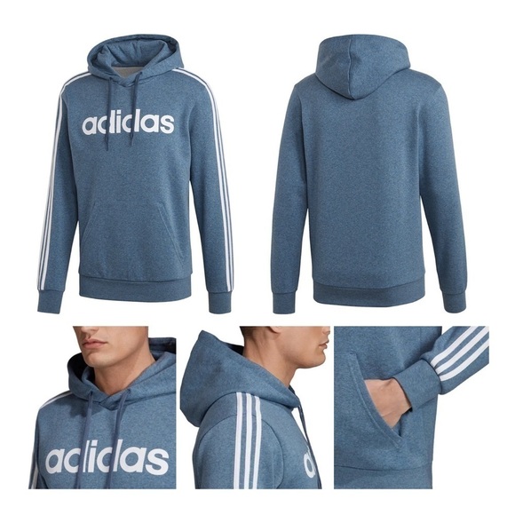 Adidas Essentials 3 Stripes Sweatshirt - Picture 15 of 16